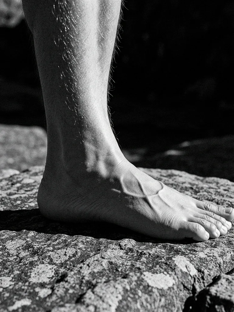 Dettaglio biomeccanico piede
