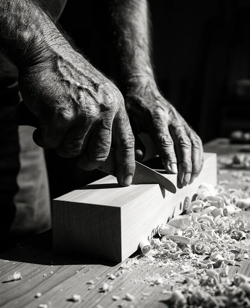Dettaglio tattile del lavoro manuale